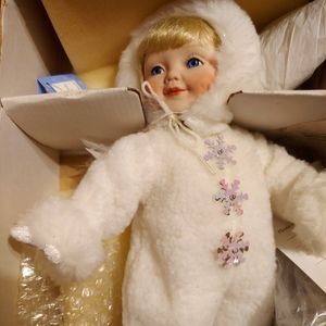 VTG Ashton-Drake Galleries "Follow the Leader" Snowbabies Porcelain Collection